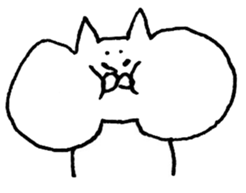 The cat which I drew 7 sticker #9197325