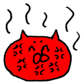 The cat which I drew 7 sticker #9197327