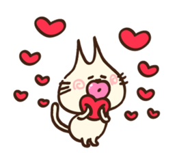 Ear pointed cat sticker #9197654