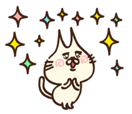 Ear pointed cat sticker #9197655