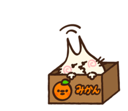 Ear pointed cat sticker #9197670