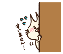 Ear pointed cat sticker #9197676