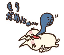 Ear pointed cat sticker #9197686