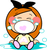 Along with the friendly girls sticker #9197743