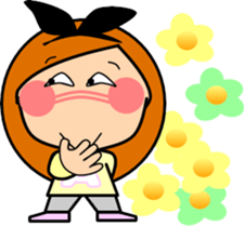 Along with the friendly girls sticker #9197766