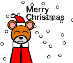 Bear action stamp sticker #9197857