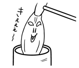 Feeling stamp of rice cake sticker #9198424