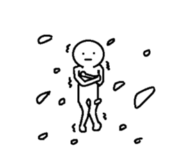 Japanese sticker of the cold season sticker #9198661