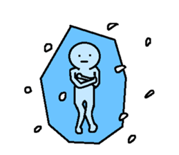 Japanese sticker of the cold season sticker #9198662