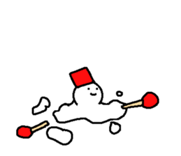 Japanese sticker of the cold season sticker #9198679