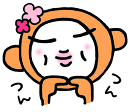 KAZURIN 16: Monkey sticker #9199061