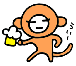 KAZURIN 16: Monkey sticker #9199068