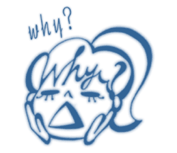 character bangs sticker #9199618