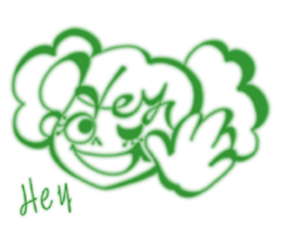 character bangs sticker #9199620