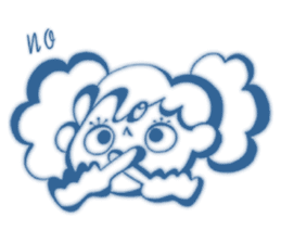 character bangs sticker #9199626