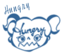 character bangs sticker #9199638