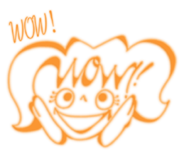 character bangs sticker #9199639