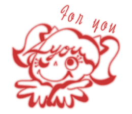 character bangs sticker #9199641