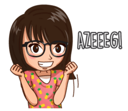 Hip Girl sticker #9199696