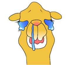 Bossy and cute dromedary Camel new sticker #9199990