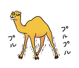 Bossy and cute dromedary Camel new sticker #9199992