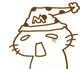 Nightcap Cat sticker #9200501