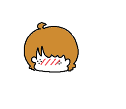 Freckles girl sticker #9201338