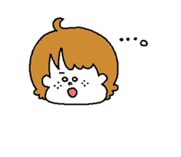 Freckles girl sticker #9201339