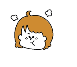 Freckles girl sticker #9201364