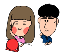 Something of couple - Olaine sticker #9201603
