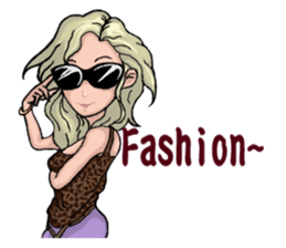 Elegance girl vicissitudes of life sticker #9202616