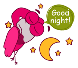 Flamingo Cartoon Fun Set sticker #9202852