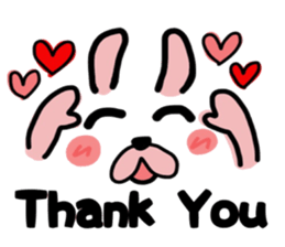 Conversation with cute face mark sticker #9203098