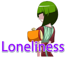 Black cute Happy New Year English sticker #9204000