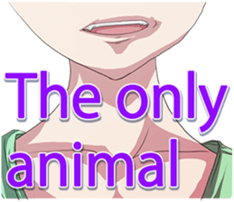 Black cute Happy New Year English sticker #9204005