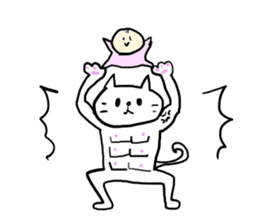 Cat&Baby sticker #9204592