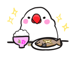 Java sparrow Stickers 3 sticker #9205001