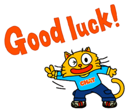 Chat in English with TBS CatChat! sticker #9205208