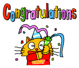 Chat in English with TBS CatChat! sticker #9205219