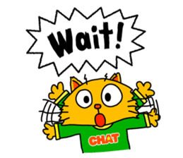 Chat in English with TBS CatChat! sticker #9205226