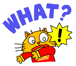 Chat in English with TBS CatChat! sticker #9205232