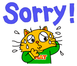 Chat in English with TBS CatChat! sticker #9205234