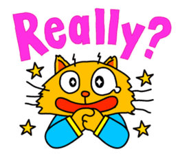 Chat in English with TBS CatChat! sticker #9205240