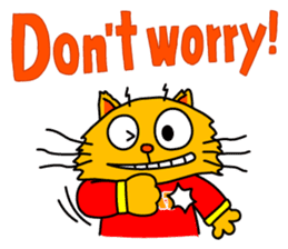 Chat in English with TBS CatChat! sticker #9205242