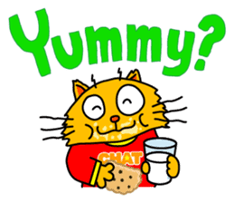 Chat in English with TBS CatChat! sticker #9205244