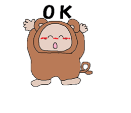 of costume,it is cute friends. sticker #9206033