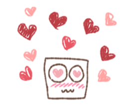 Square tofu sticker #9206049