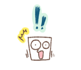 Square tofu sticker #9206062