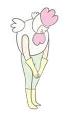 Kawaii rooster sticker #9207889
