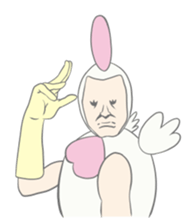 Kawaii rooster sticker #9207892